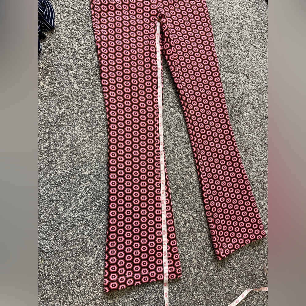 Zara New Geometric Retro Jacquard Knit Fit & Flare Legging Sz XS Trendy Fall - Picture 6 of 6